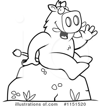Royalty-Free (RF) Boar Clipart Illustration by Cory Thoman - Stock Sample #1151520