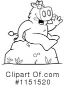 Boar Clipart #1151520 by Cory Thoman