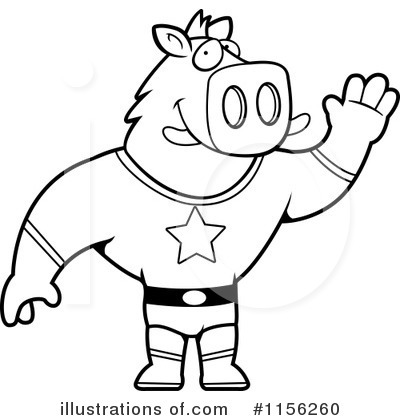 Royalty-Free (RF) Boar Clipart Illustration by Cory Thoman - Stock Sample #1156260