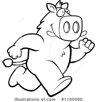 Royalty-Free (RF) Boar Clipart Illustration by Cory Thoman - Stock Sample #1160080