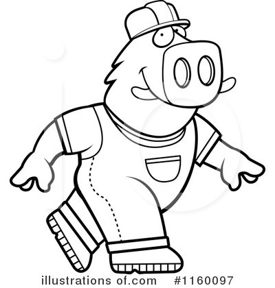 Royalty-Free (RF) Boar Clipart Illustration by Cory Thoman - Stock Sample #1160097