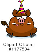 Boar Clipart #1177534 by Cory Thoman