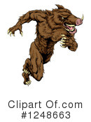 Boar Clipart #1248663 by AtStockIllustration
