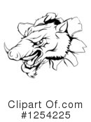 Boar Clipart #1254225 by AtStockIllustration