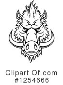 Boar Clipart #1254666 by Vector Tradition SM