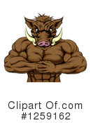 Boar Clipart #1259162 by AtStockIllustration