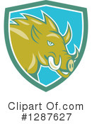 Boar Clipart #1287627 by patrimonio