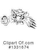 Boar Clipart #1331674 by AtStockIllustration