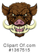 Boar Clipart #1367515 by AtStockIllustration