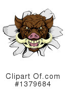 Boar Clipart #1379684 by AtStockIllustration