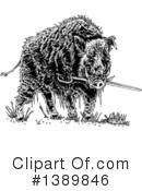 Boar Clipart #1389846 by lineartestpilot
