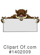 Boar Clipart #1402009 by AtStockIllustration