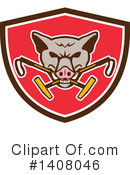Boar Clipart #1408046 by patrimonio