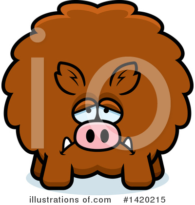 Boars Clipart #1420215 by Cory Thoman