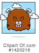 Boar Clipart #1420216 by Cory Thoman