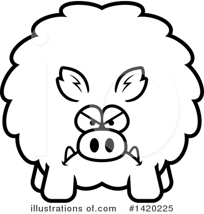 Royalty-Free (RF) Boar Clipart Illustration by Cory Thoman - Stock Sample #1420225