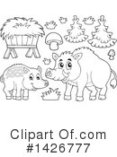 Boar Clipart #1426777 by visekart