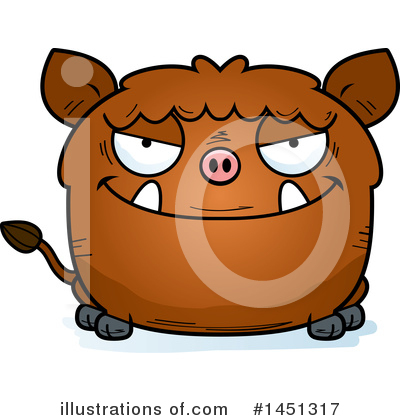 Royalty-Free (RF) Boar Clipart Illustration by Cory Thoman - Stock Sample #1451317