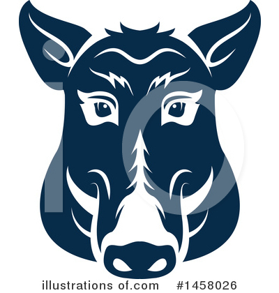 Royalty-Free (RF) Boar Clipart Illustration by Vector Tradition SM - Stock Sample #1458026