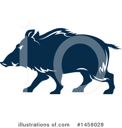 Royalty-Free (RF) Boar Clipart Illustration by Vector Tradition SM - Stock Sample #1458028