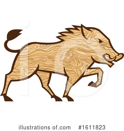 Royalty-Free (RF) Boar Clipart Illustration by patrimonio - Stock Sample #1611823