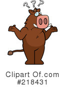 Boar Clipart #218431 by Cory Thoman