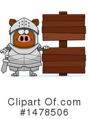 Boar Knight Clipart #1478506 by Cory Thoman