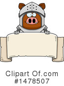 Boar Knight Clipart #1478507 by Cory Thoman