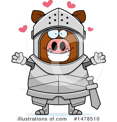 Royalty-Free (RF) Boar Knight Clipart Illustration by Cory Thoman - Stock Sample #1478510