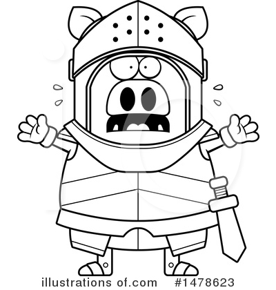 Royalty-Free (RF) Boar Knight Clipart Illustration by Cory Thoman - Stock Sample #1478623