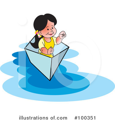 Royalty-Free (RF) Boat Clipart Illustration by Lal Perera - Stock Sample #100351