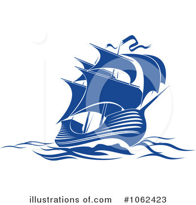 Royalty-Free (RF) Boat Clipart Illustration by Vector Tradition SM - Stock Sample #1062423