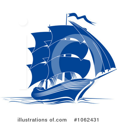 Royalty-Free (RF) Boat Clipart Illustration by Vector Tradition SM - Stock Sample #1062431