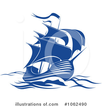 Royalty-Free (RF) Boat Clipart Illustration by Vector Tradition SM - Stock Sample #1062490