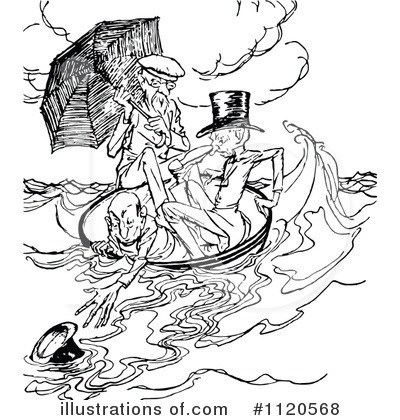 Royalty-Free (RF) Boat Clipart Illustration by Prawny Vintage - Stock Sample #1120568