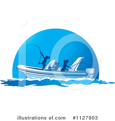 Royalty-Free (RF) Boat Clipart Illustration by Lal Perera - Stock Sample #1127903