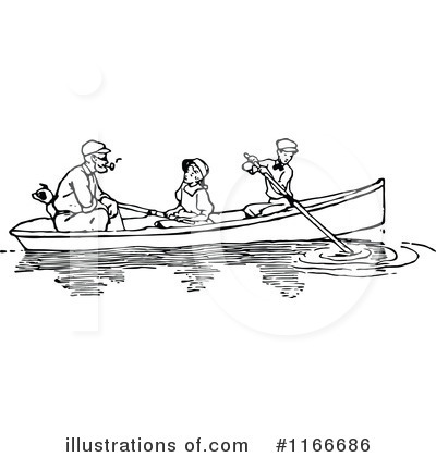 Royalty-Free (RF) Boat Clipart Illustration by Prawny Vintage - Stock Sample #1166686