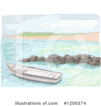 Royalty-Free (RF) Boat Clipart Illustration by BNP Design Studio - Stock Sample #1200374
