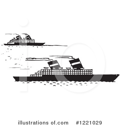 Royalty-Free (RF) Boat Clipart Illustration by Picsburg - Stock Sample #1221029