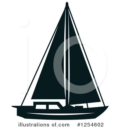 Royalty-Free (RF) Boat Clipart Illustration by Vector Tradition SM - Stock Sample #1254602
