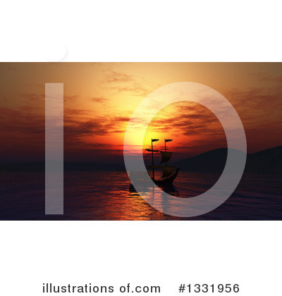 Boat Clipart #1331956 by KJ Pargeter
