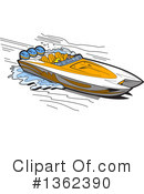 Boat Clipart #1362390 by Clip Art Mascots
