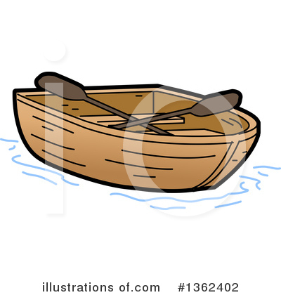 Royalty-Free (RF) Boat Clipart Illustration by Clip Art Mascots - Stock Sample #1362402