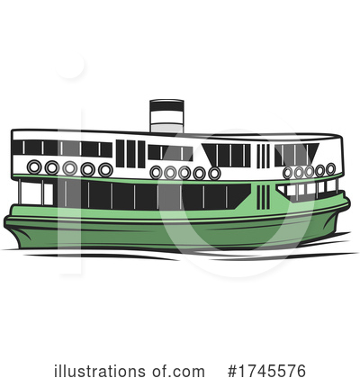 Royalty-Free (RF) Boat Clipart Illustration by Vector Tradition SM - Stock Sample #1745576