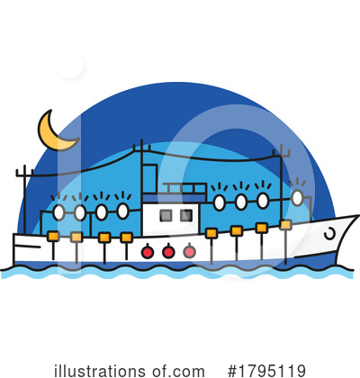 Boats Clipart #1795119 by Vector Tradition SM