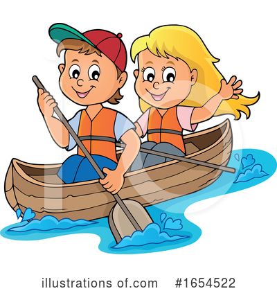 Canoe Clipart #1654522 by visekart