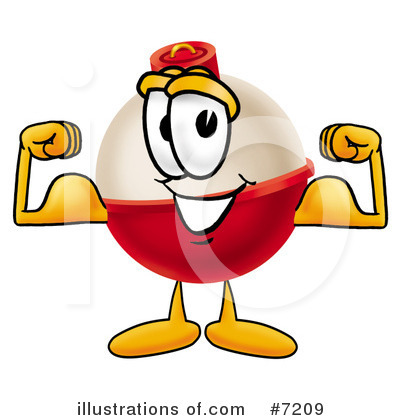Royalty-Free (RF) Bobber Clipart Illustration by Toons4Biz - Stock Sample #7209