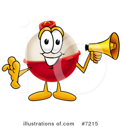 Royalty-Free (RF) Bobber Clipart Illustration by Toons4Biz - Stock Sample #7215