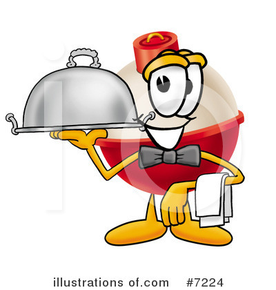 Royalty-Free (RF) Bobber Clipart Illustration by Toons4Biz - Stock Sample #7224