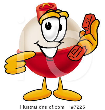 Royalty-Free (RF) Bobber Clipart Illustration by Toons4Biz - Stock Sample #7225